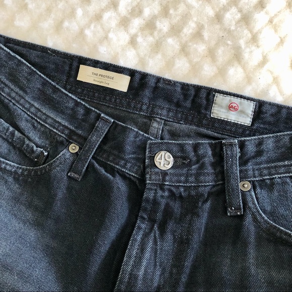 AG Adriano Goldschmied Jeans Women’s 30 The Protege Straight Leg Blue Denim Boho - Picture 3 of 9